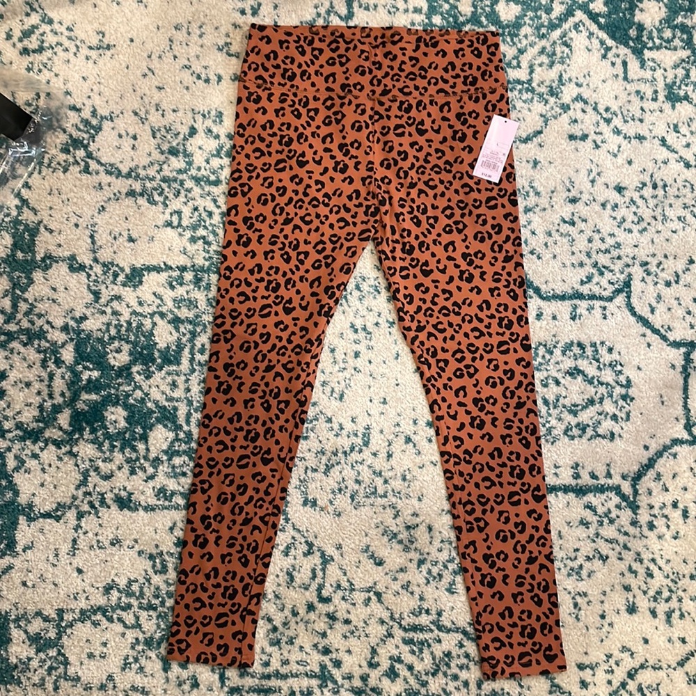 NWT wild fable high rise cotton leopard full length leggings